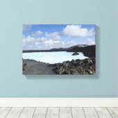 Die Blaue Lagune, Island Leinwanddruck (Insitu (Holzboden))