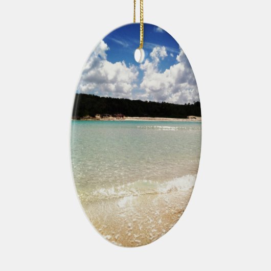 Die blaue Lagune Keramikornament (Rechts)