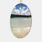 Die blaue Lagune Keramikornament (Links)