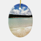 Die blaue Lagune Keramikornament (Vorne)