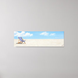 Die blaue Leinwand Print - von Just Dahl