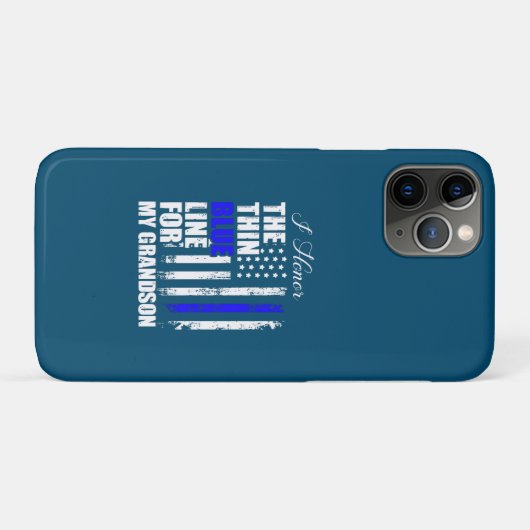 Die blaue Linie hinter der blauen Flagge Case-Mate iPhone Hülle (Rückseite (Horizontal))
