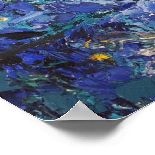 "Die blaue Madonna " Poster (Ecke)