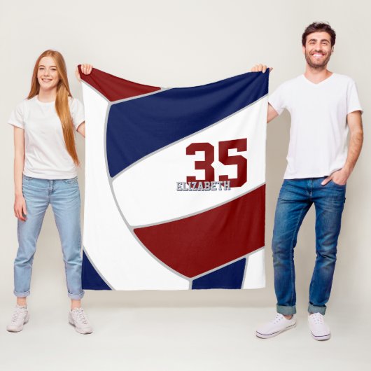 Die blaue Mannschaft färbt die Dekoration des Voll Fleecedecke (Beispiel)