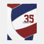 Die blaue Mannschaft färbt die Dekoration des Voll Fleecedecke (Vorderseite)