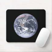 "Die blaue Marmor" Erde scheint von Apollo 17 Mousepad (Mit Mouse)