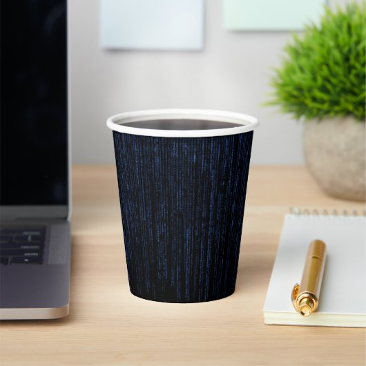 Die blaue Matrix Pappbecher (InSitu)