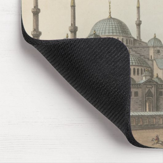 Die Blaue Moschee von Sultan Ahmed, Istanbul, Türk Mousepad (Ecke)