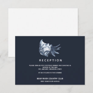 Die Blaue Muschel Hochzeitsempfangsbereich Einladung