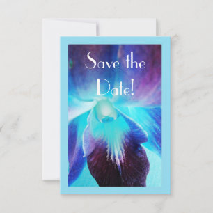 Die Blaue Orchidee Save-the-Date-Ankündigung Save The Date