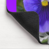 Die blaue Pansy Mousepad (Ecke)