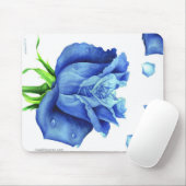 DIE BLAUE ROSE MOUSEPAD (Mit Mouse)
