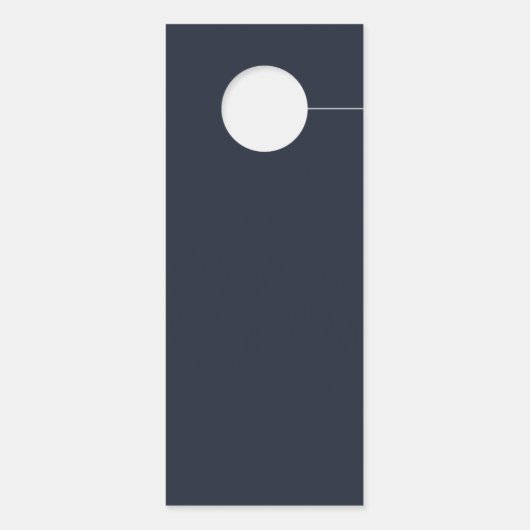 Die blaue Seashell | Hochzeitsgast Türanhänger (Rückseite)