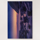 Die blaue Stunde Landschaftlich Puzzle (Vertikal)