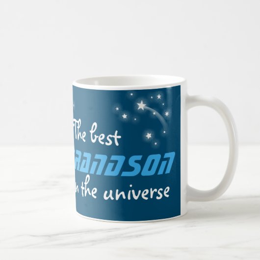 Die blaue Tasse "Der beste Enkel im Universum" (Rechts)