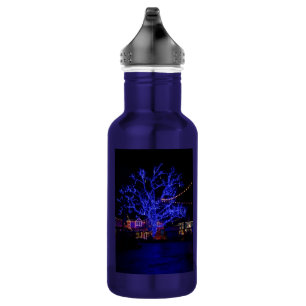 Die blaue Treppe Wasserflasche aus Edelstahl