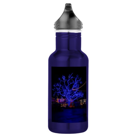 Die blaue Treppe Wasserflasche aus Edelstahl (Rechts)