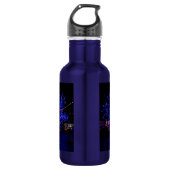 Die blaue Treppe Wasserflasche aus Edelstahl (Vorderseite)