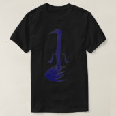 Die blaue Violine T-Shirt (Design vorne)
