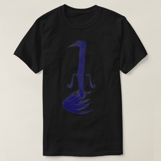Die blaue Violine T-Shirt (Design vorne)
