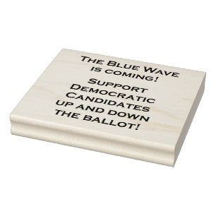 DIE BLAUE WAVE KOMMT! GUMMISTEMPEL