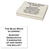 DIE BLAUE WAVE KOMMT! GUMMISTEMPEL (Stempel)