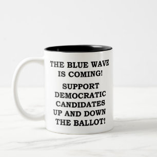 DIE BLAUE WAVE KOMMT! ZWEIFARBIGE TASSE