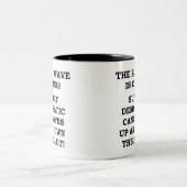 DIE BLAUE WAVE KOMMT! ZWEIFARBIGE TASSE (Mittel)