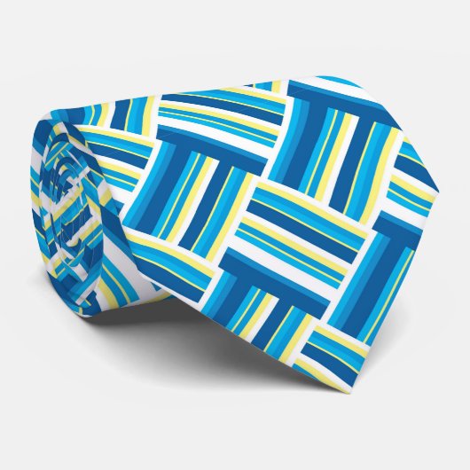 Die blaue Woche Krawatte (Gerollt)