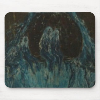 Die blauen Bathers Mousepad