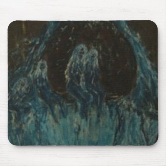 Die blauen Bathers Mousepad (Vorne)