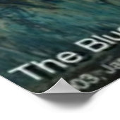 Die blauen Bathers Poster (Ecke)