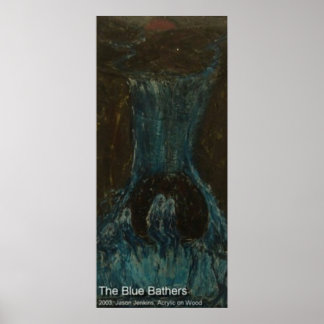 Die blauen Bathers Poster