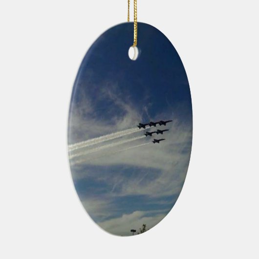 Die blauen Engel Keramikornament (Rechts)