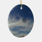 Die blauen Engel Keramikornament (Rechts)