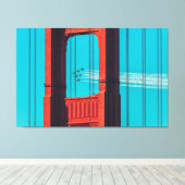 Die blauen Engel Leinwanddruck (Insitu (Holzboden))