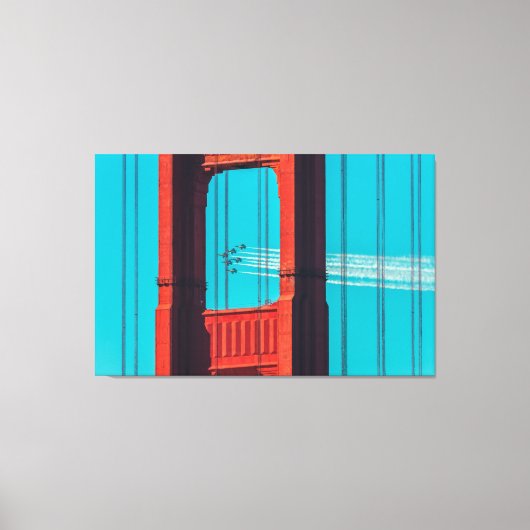 Die blauen Engel Leinwanddruck (Vorderseite)