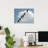 Die blauen Engel. Poster (Heimbüro)