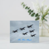 Die blauen Engel Postkarte (Stehend Vorderseite)