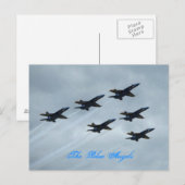 Die blauen Engel Postkarte (Vorne/Hinten)