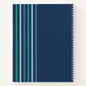 Die blauen grünen Streifen, die Boy's. Notizblock (Rückseite)