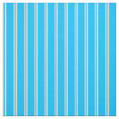 Die blauen Linien Beige und Deep Sky Stoff (Muster)