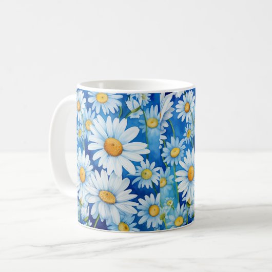 Die blauen Milchprodukte Kaffeetasse (Vorderseite Links)