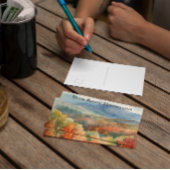 Die Blauen Ridge-Gebirge, anpassbar Postkarte