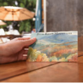 Die Blauen Ridge-Gebirge, anpassbar Postkarte