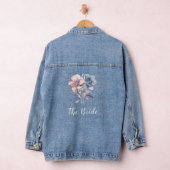 Die blauen rosa Blume Denim Jacket Jeansjacke (Hangar)