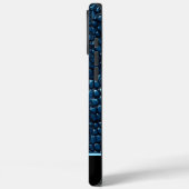 Die blauen Schlangen-Skins fügen sich künstlerisch Case-Mate iPhone Hülle (Rückseite / Links)