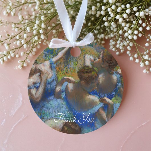Die blauen Tänzer, Degas Art Geschenkanhänger