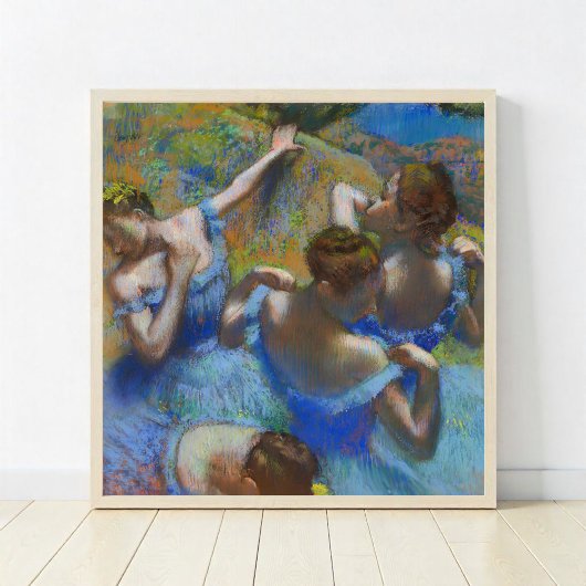 Die blauen Tänzer, Degas Art Poster