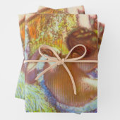 Die blauen Tänzer von Edgar Degas Geschenkpapier Set (Beispiel)